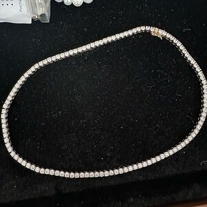 Dorsey Tennis Necklace — Kate Gold